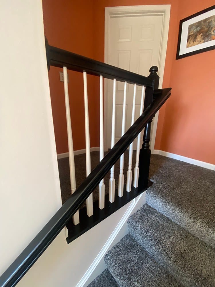 staircase painting - after